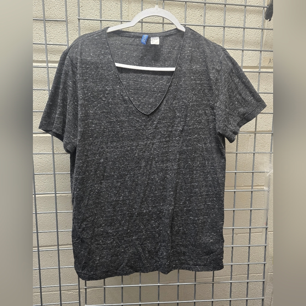 Women's Black V-Neck T-Shirt